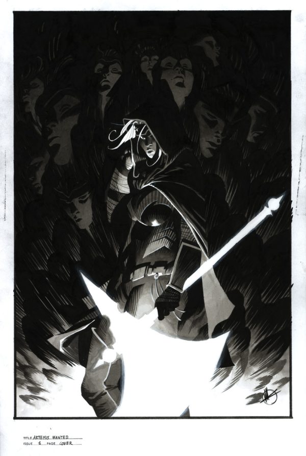 Artemis Wanted #1 Cover by Matteo Scalera