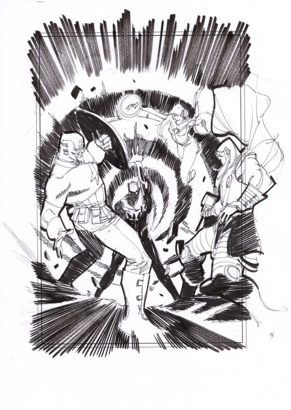 Black Panther #13 Cover art Preliminary by Matteo Scalera