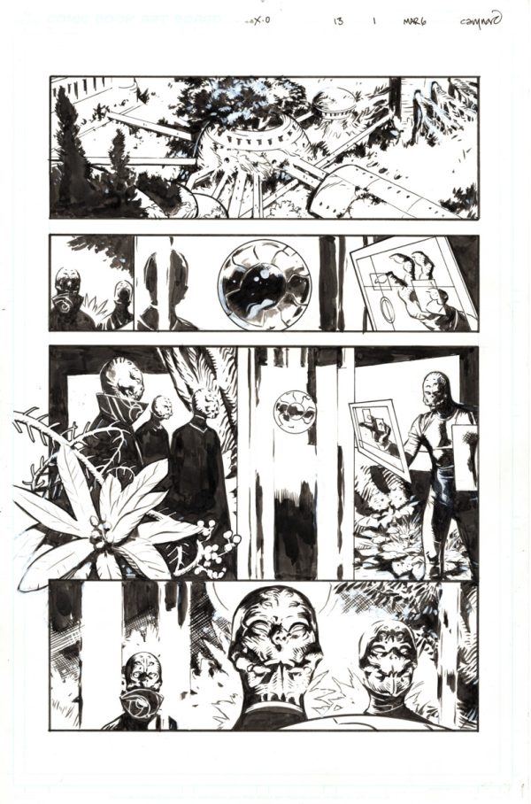 X-O Manowar #13 page 1 by Cary Nord
