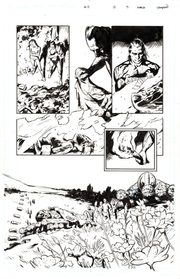 X-O Manowar #13 page 5 by Cary Nord