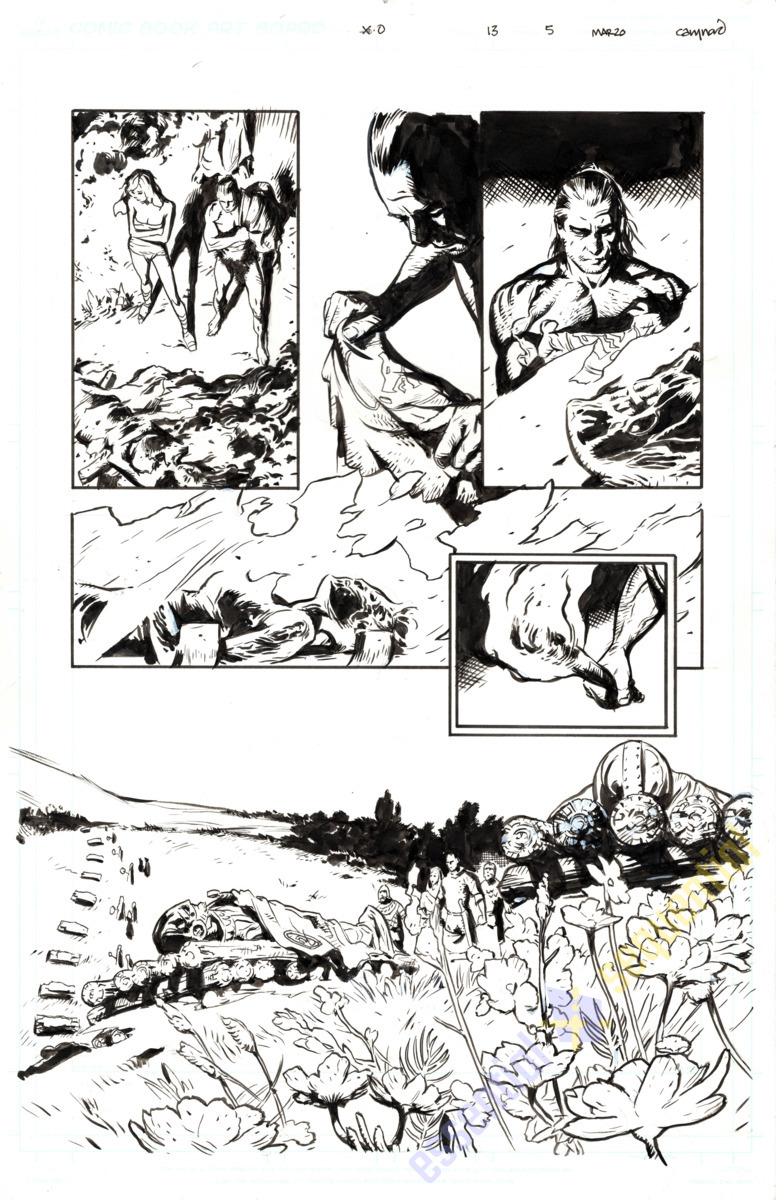 X-O Manowar #13 page 5 by Cary Nord 1 X-O Manowar #13 page 5 by Cary Nord