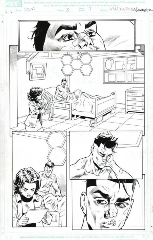 Superior Spider-Man #3 p.17 by Mike Hawthorne and Wade von Grawbadger