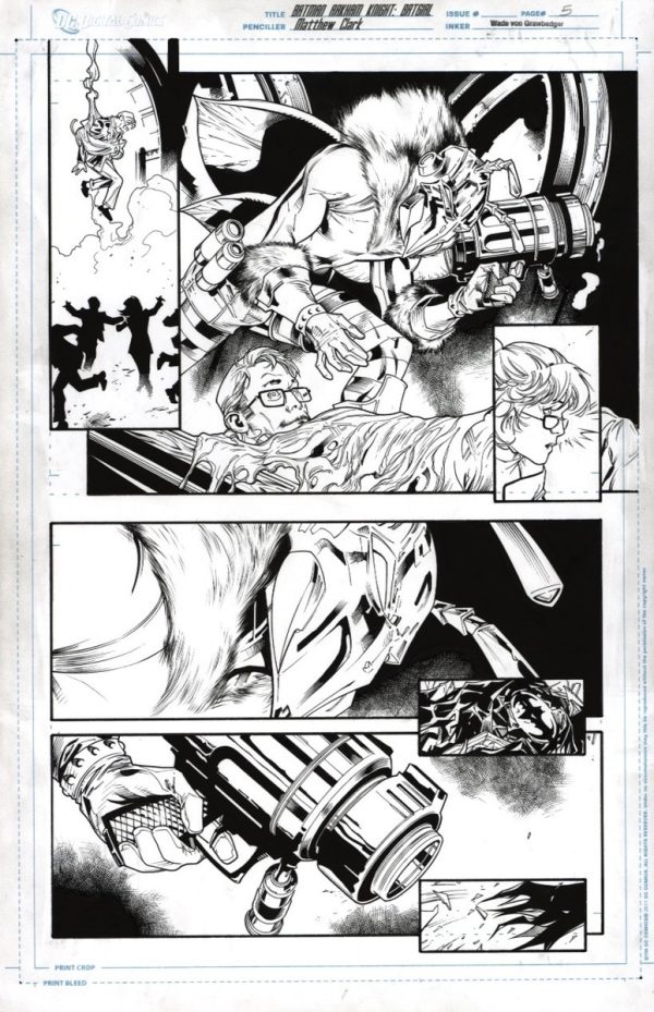 Batman: Arkham Knight - Batgirl Begins #1 p.05 by Matthew Clark and Wade von Grawbadger