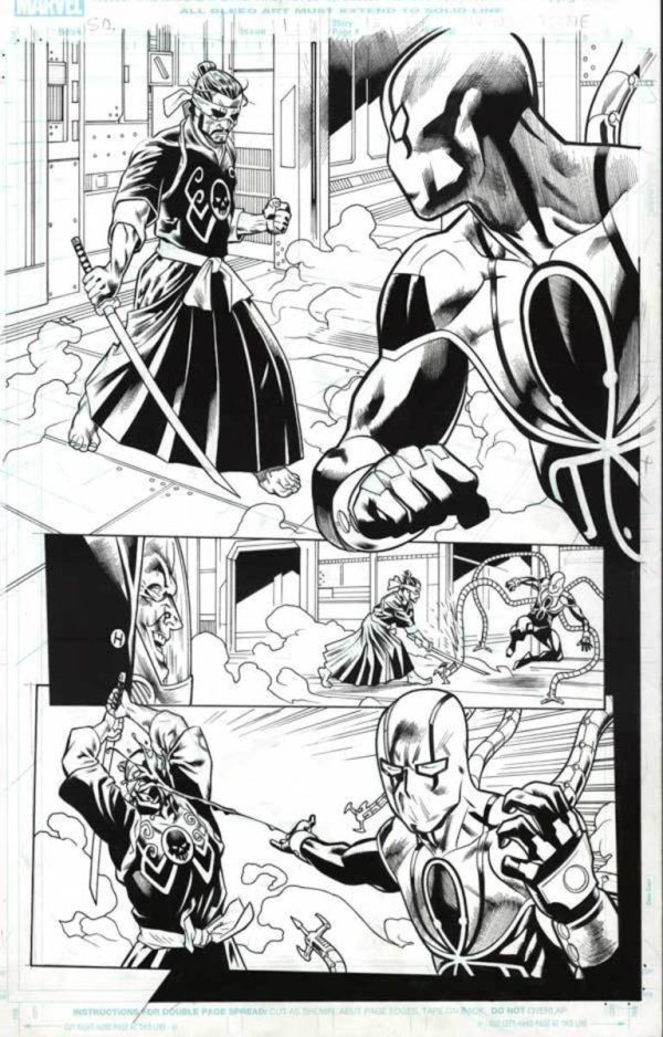 Superior Octopus #1 p.15 by Stuart Immonen and Wade von Grawbadger