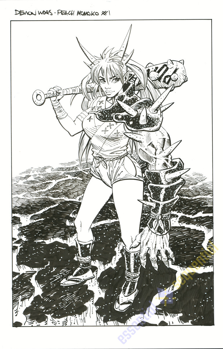 Demon Wars Down in Flames #1 Cover by Dan Panosian 1 Demon Wars Down in Flames #1 Cover by Dan Panosian