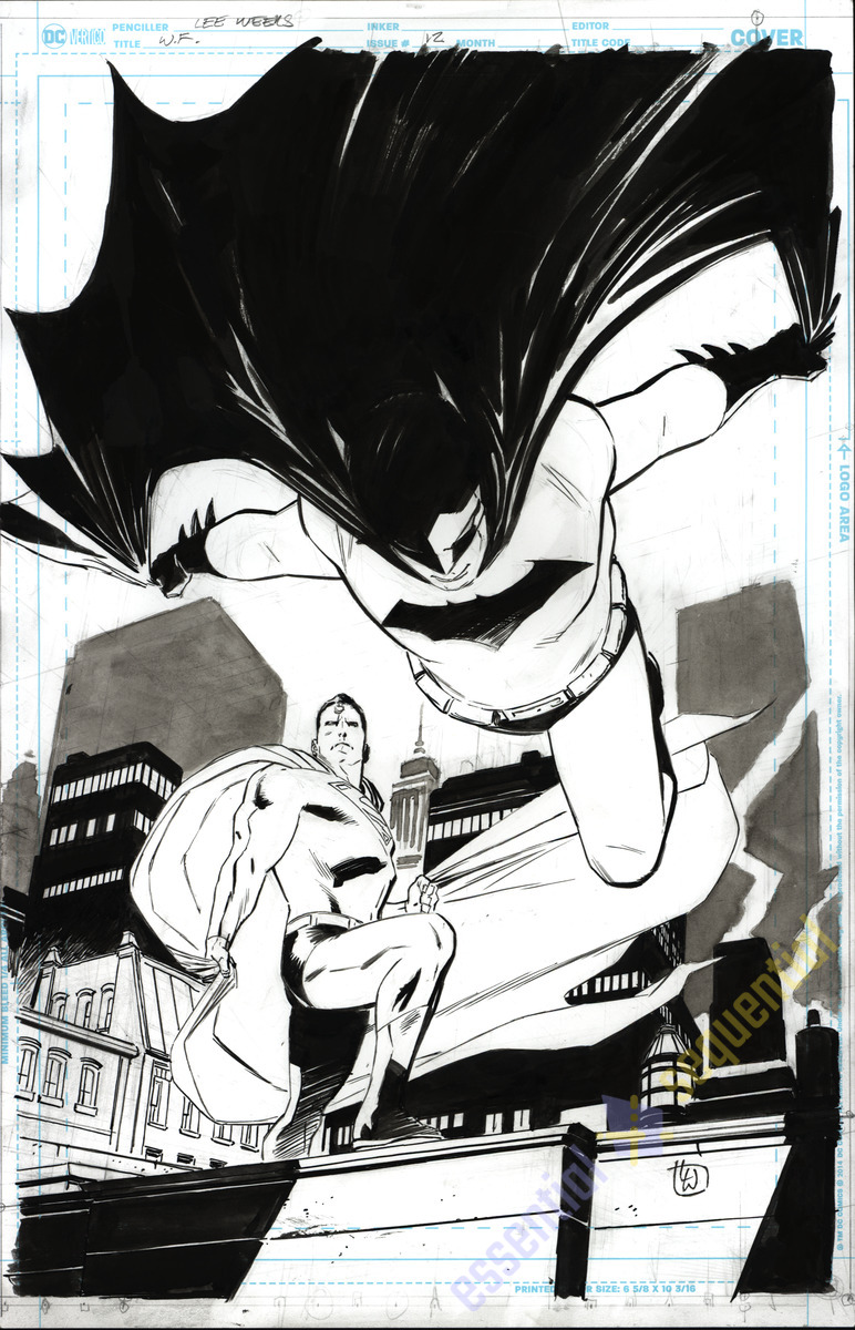 Batman / Superman #12 Cover by Lee Weeks 1 Batman / Superman #12 Cover by Lee Weeks