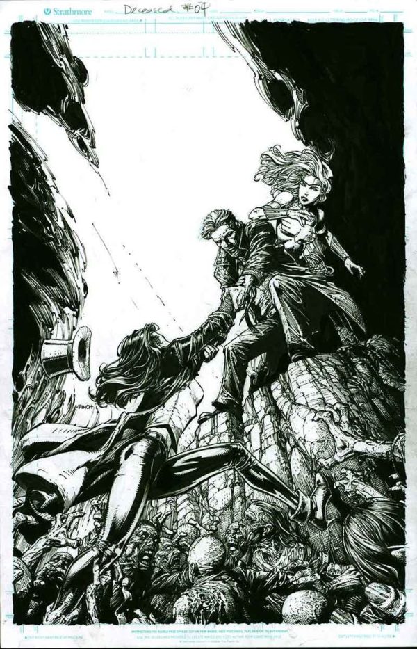 Deceased #4 Cover by David Finch