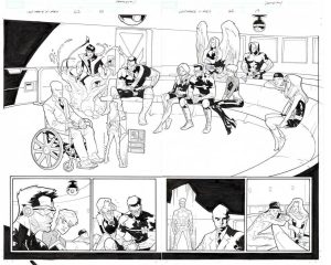 Ultimate X-Men #62 p.18-19 by Stuart Immonen and Wade Von Grawbadger