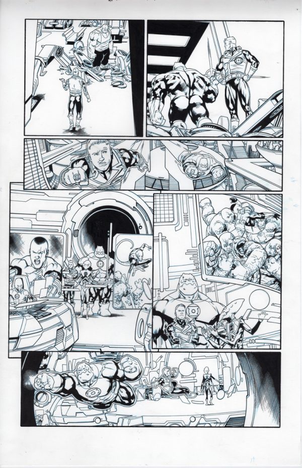 Green Lantern 80th Anniversary #1 page 3 by Fernando Pasarin and Wade von Grawbadger