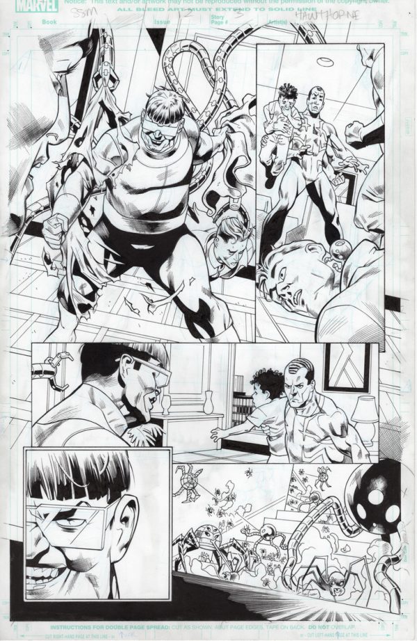 Superior Spider-Man #12 page 3 by Mike Hawthorne and Wade von Grawbadger