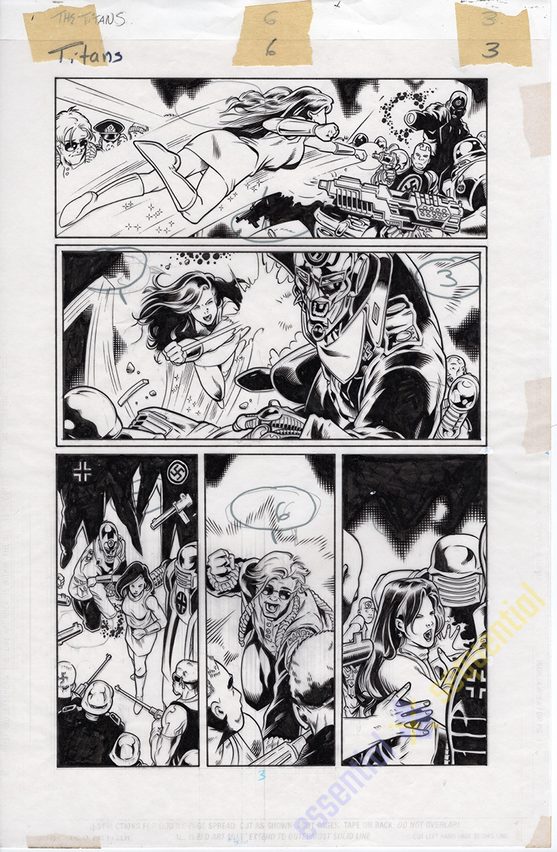 The Titans #6 p.03 by Mark Buckingham and Wade von Grawbadger 2 The Titans #6 p.03 by Mark Buckingham and Wade von Grawbadger - Image 2