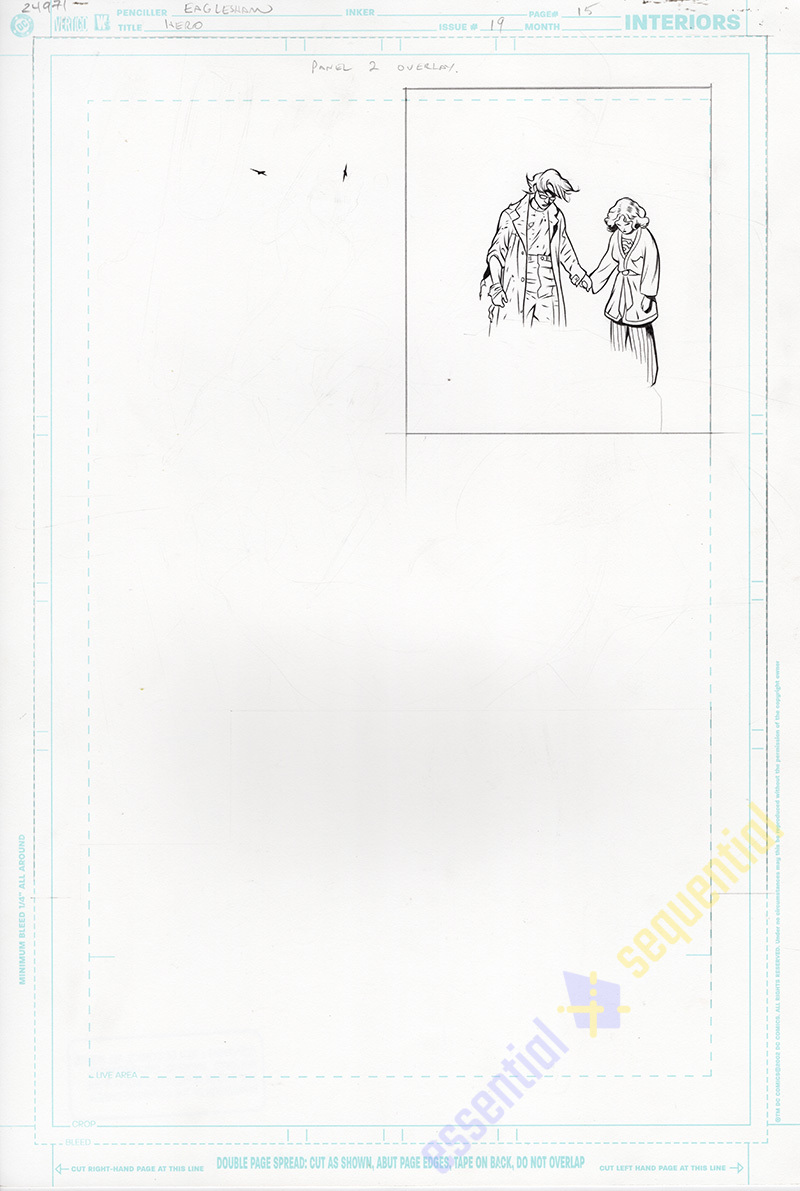 Hero #19 p.15 by Dale Eaglesham and Wade von Grawbadger 2 Hero #19 p.15 by Dale Eaglesham and Wade von Grawbadger - Image 2