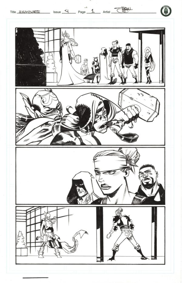 Illuminati #4 p.01 by Shawn Crystal