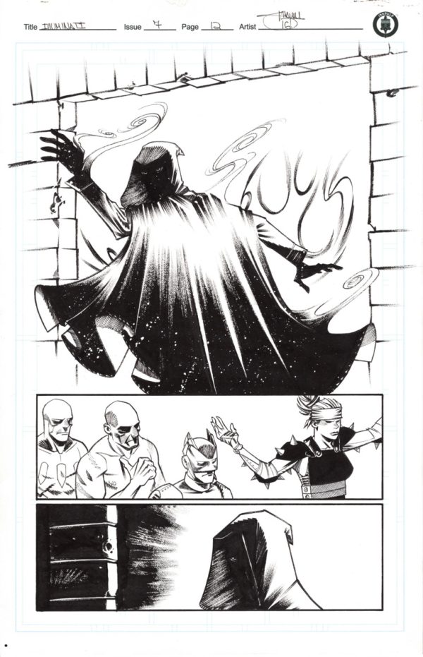 Illuminati #7 p.12 by Shawn Crystal