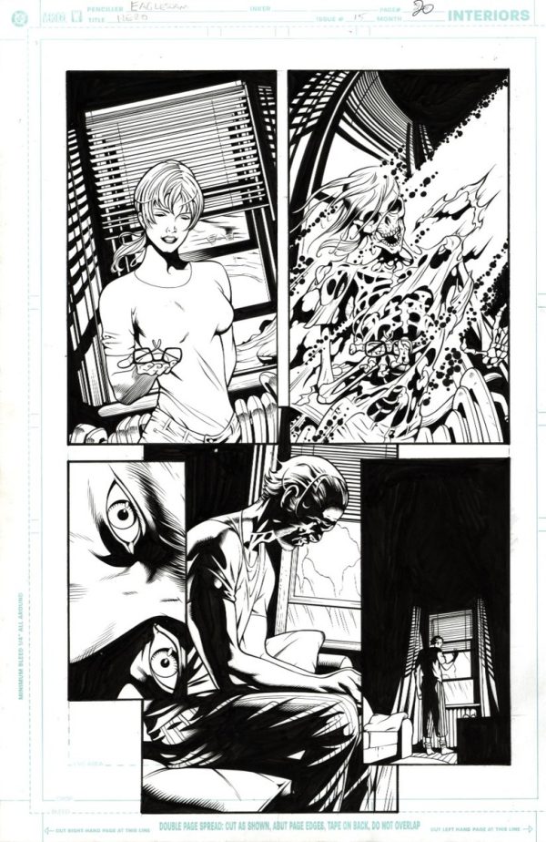 Hero #15 p.20 by Dale Eaglesham and Wade von Grawbadger