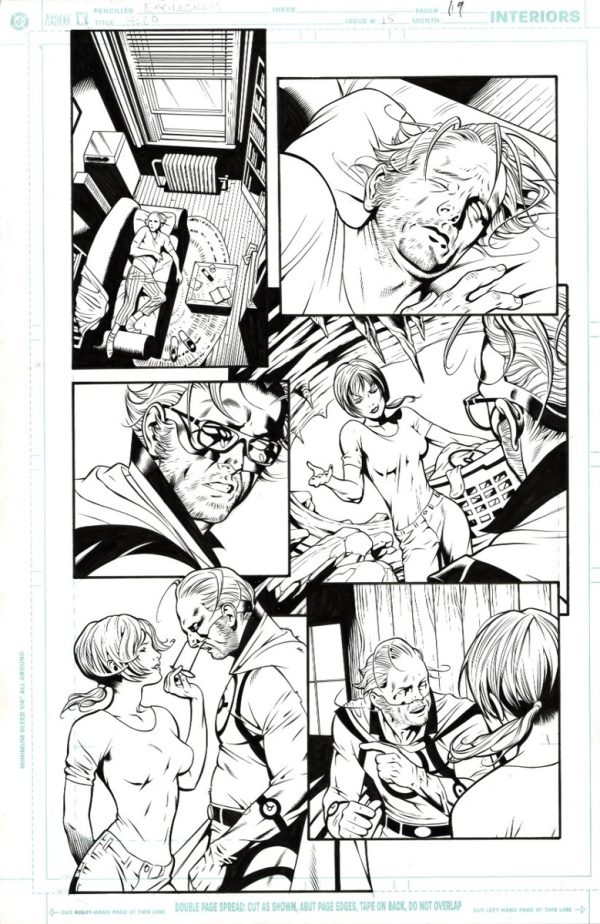 Hero #15 p.19 by Dale Eaglesham and Wade von Grawbadger