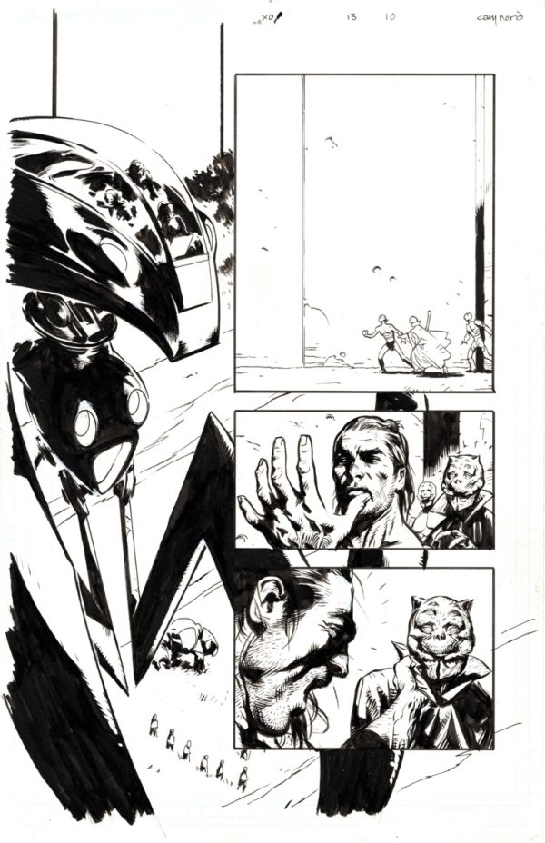 X-O Manowar #13 page 10 by Cary Nord