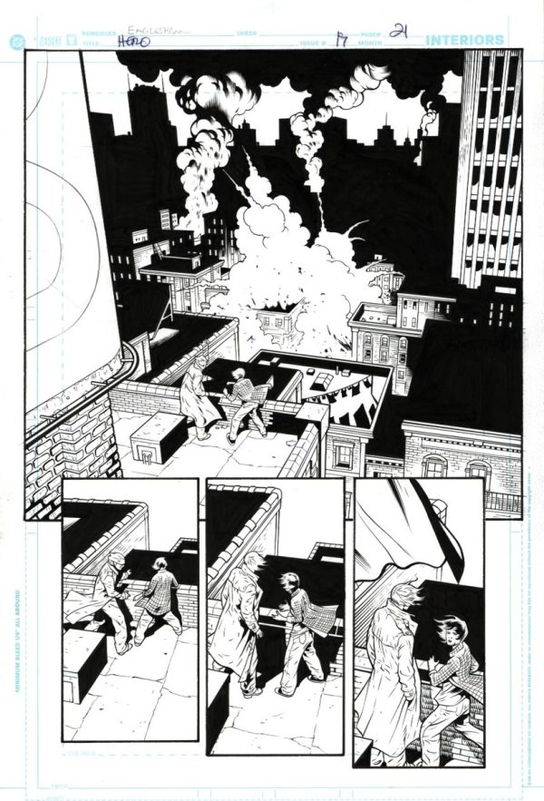 Hero #17 p.21 by Dale Eaglesham and Wade von Grawbadger