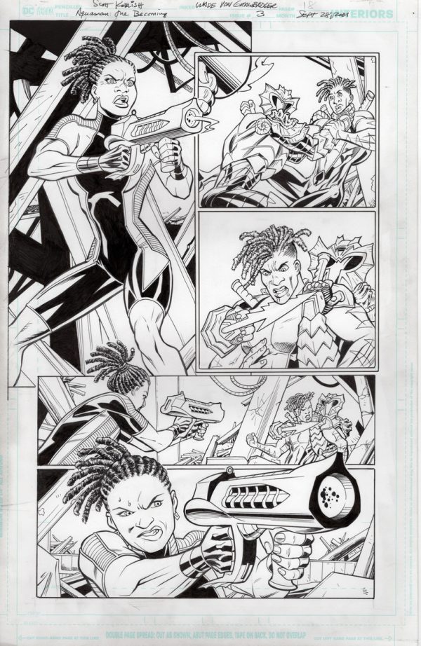 Aquaman: The Becoming #3 page 18 by Scott Koblish and Wade von Grawbadger
