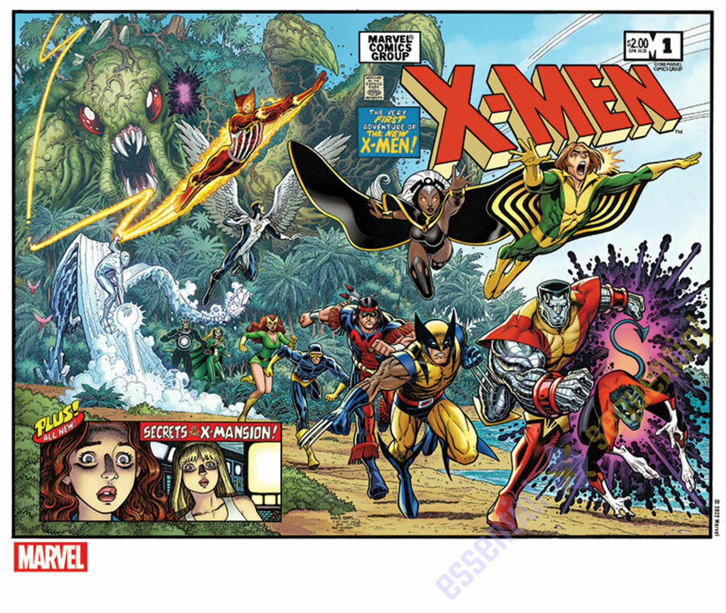 X-Men Hellfire Gala #1 Foil Print by Arthur Adams 1 X-Men Hellfire Gala #1 Foil Print by Arthur Adams