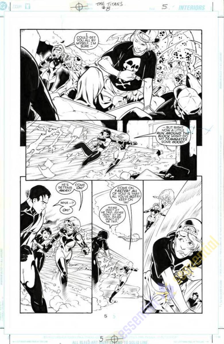 The Titans #8 p.05 by Mark Buckingham and Wade von Grawbadger 1 The Titans #8 p.05 by Mark Buckingham and Wade von Grawbadger