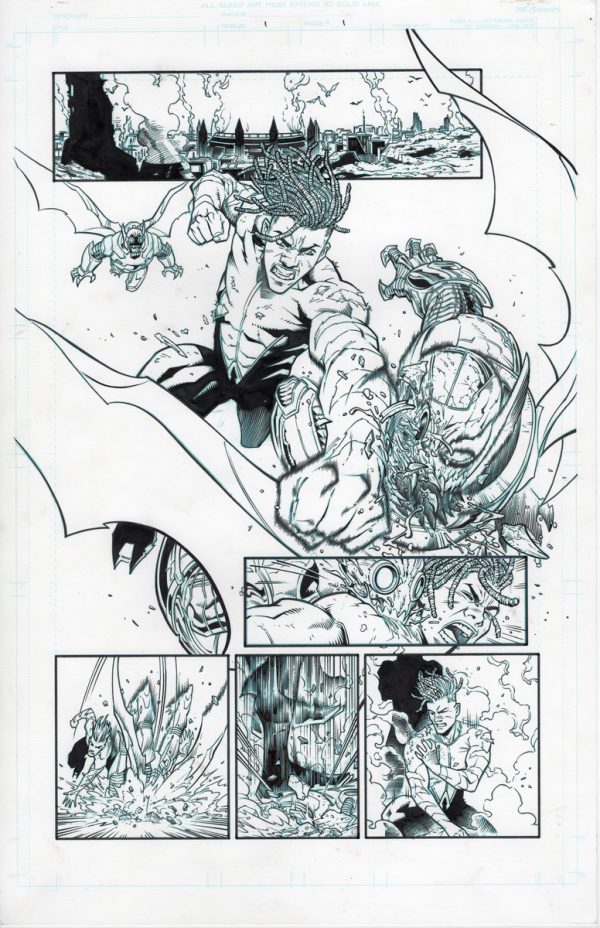 Aquaman: The Becoming #1 page 1 by Diego Olortegui and Wade von Grawbadger