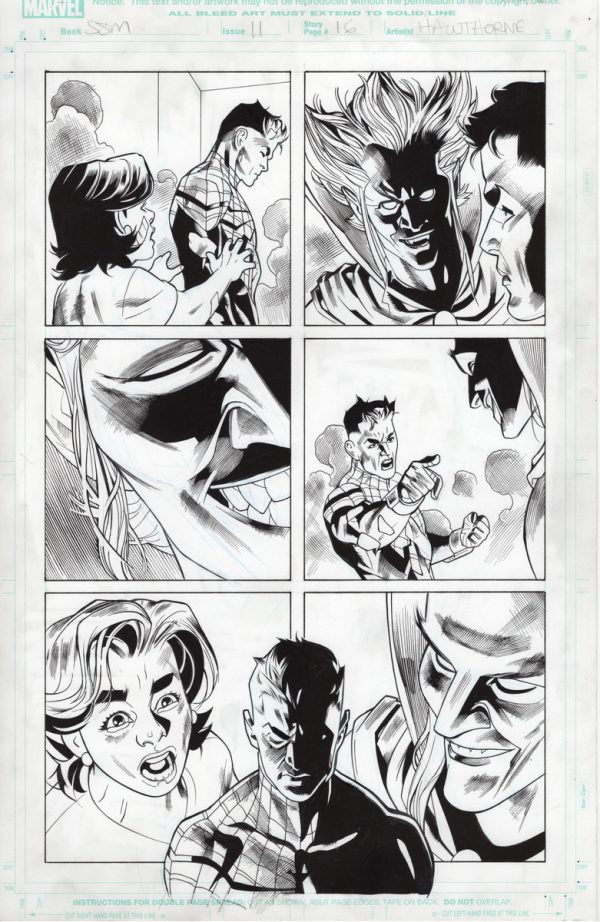 Superior Spider-Man #11 page 16 by Mike Hawthorne and Wade von Grawbadger