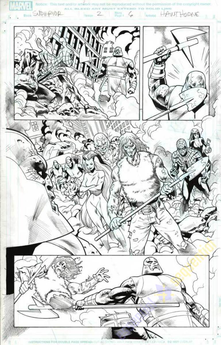 Superior Spider-Man #2 p.06 by Mike Hawthorne and Wade von Grawbadger 1 Superior Spider-Man #2 p.06 by Mike Hawthorne and Wade von Grawbadger