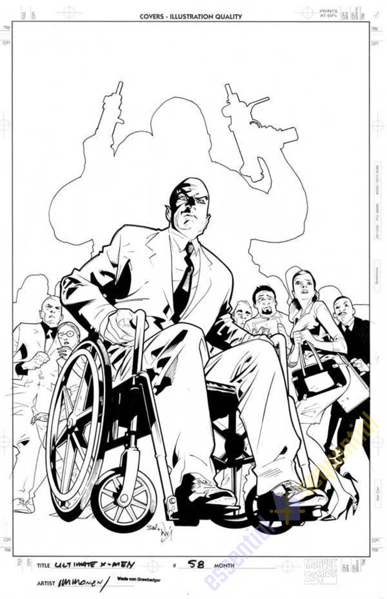 Ultimate X-Men #58 Cover by Stuart Immonen and Wade Von Grawbadger 1 Ultimate X-Men #58 Cover by Stuart Immonen and Wade Von Grawbadger