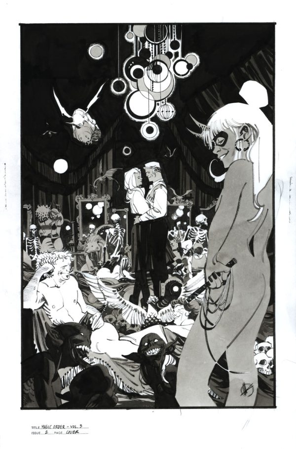 The Magic Order #4 Cover by Matteo Scalera