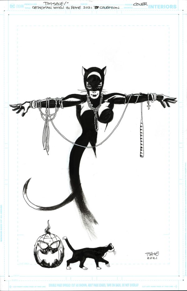 Catwoman: When in Rome Deluxe Edition Cover by Tim Sale