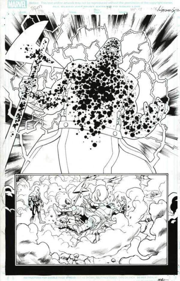 Superior Spider-Man #3 p.14 by Mike Hawthorne and Wade von Grawbadger