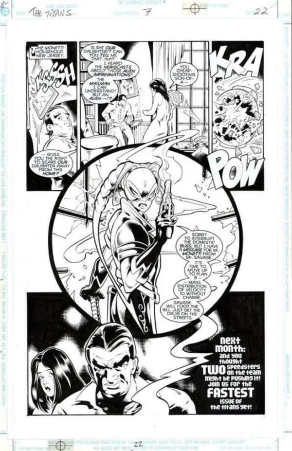 The Titans #7 p.22 by Mark Buckingham and Wade von Grawbadger