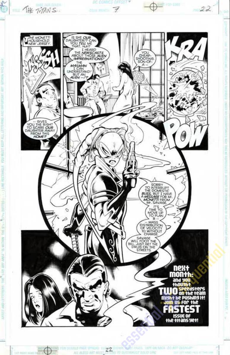 The Titans #7 p.22 by Mark Buckingham and Wade von Grawbadger 1 The Titans #7 p.22 by Mark Buckingham and Wade von Grawbadger