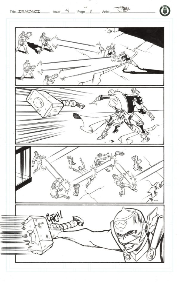 Illuminati #4 p.11 by Shawn Crystal