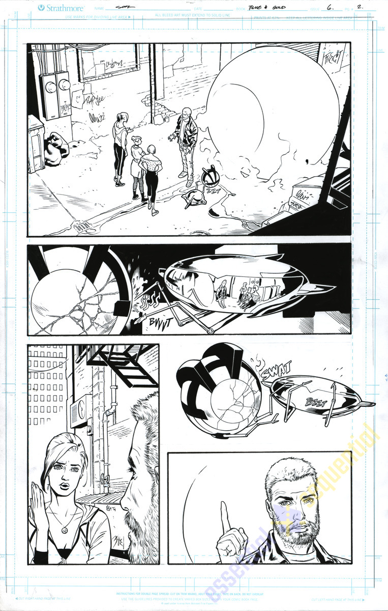 Blue and Gold #6 p.02 by Ryan Sook and Wade von Grawbadger 1 Blue and Gold #6 p.02 by Ryan Sook and Wade von Grawbadger