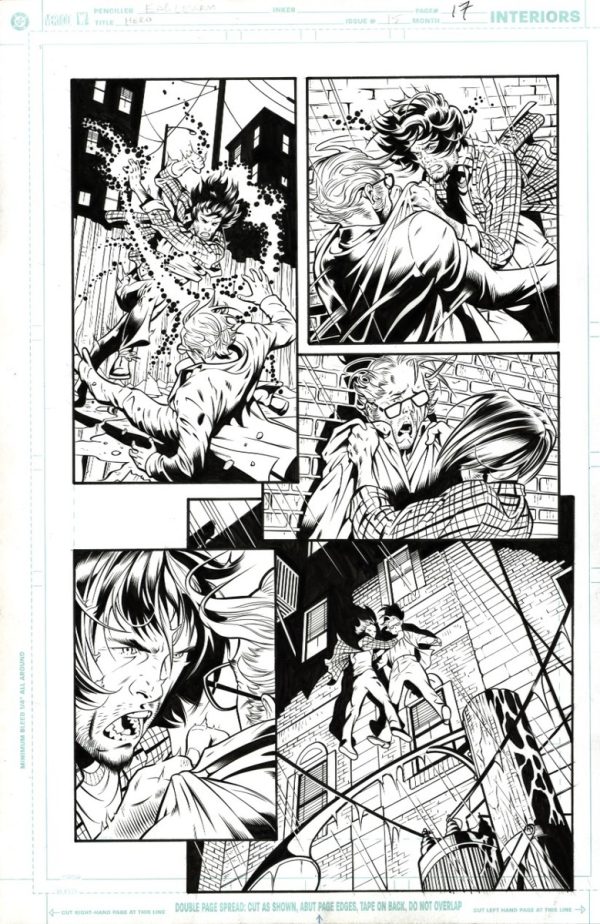 Hero #15 p.17 by Dale Eaglesham and Wade von Grawbadger