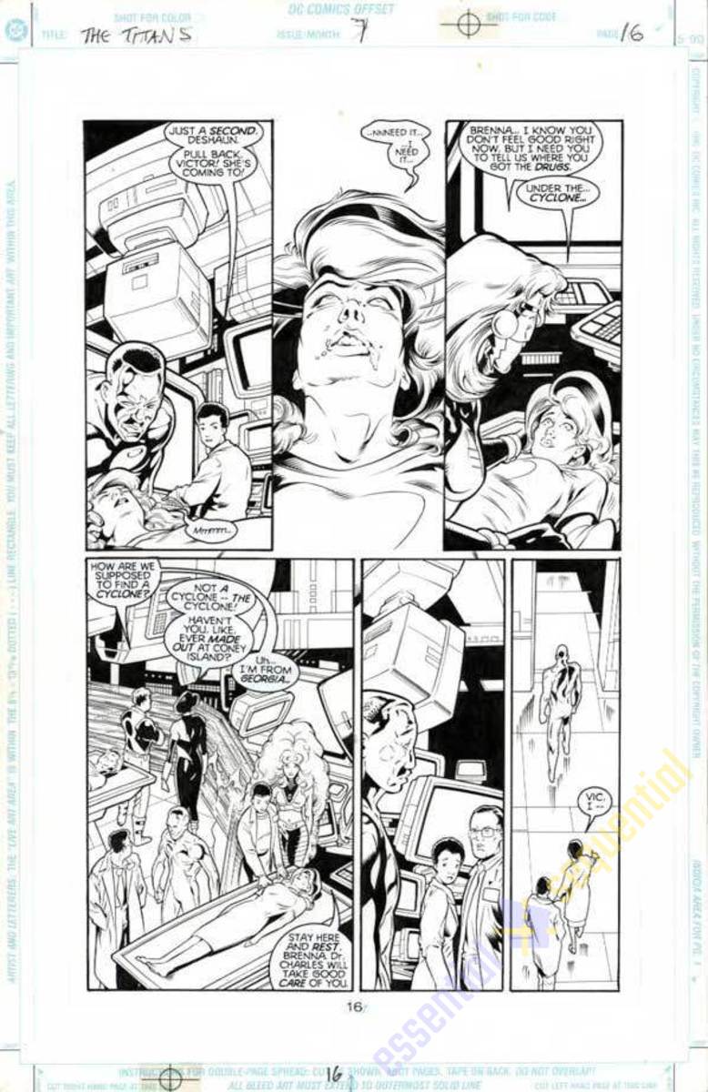 The Titans #7 p.16 by Mark Buckingham and Wade von Grawbadger 1 The Titans #7 p.16 by Mark Buckingham and Wade von Grawbadger