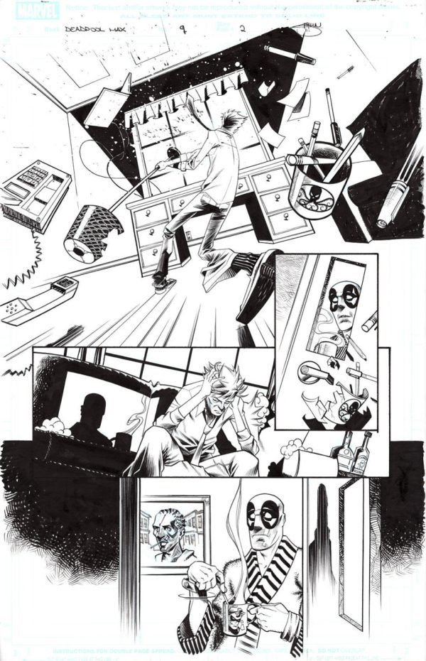 Deadpool Max #9 p.02 by Shawn Crystal
