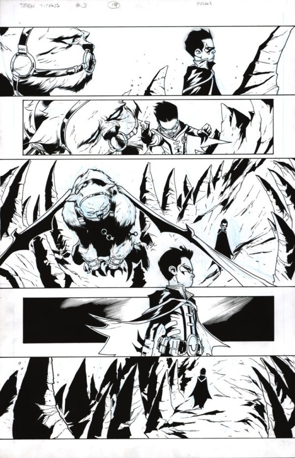 Teen Titans #3 p.19 by Khoi Pham & Wade von Grawbadger