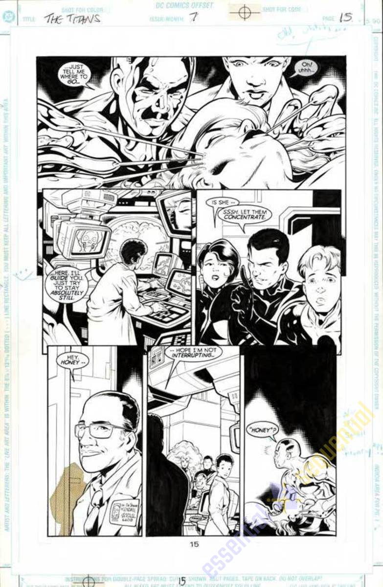 The Titans #7 p.15 by Mark Buckingham and Wade von Grawbadger 1 The Titans #7 p.15 by Mark Buckingham and Wade von Grawbadger