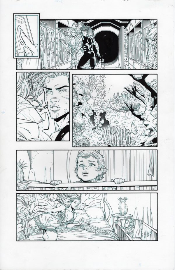 Aquaman: The Becoming #2 page 12 by Diego Olortegui and Wade von Grawbadger