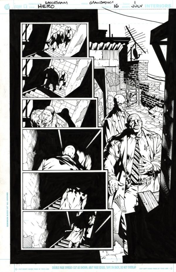 Hero #16 p.01 by Dale Eaglesham and Wade von Grawbadger