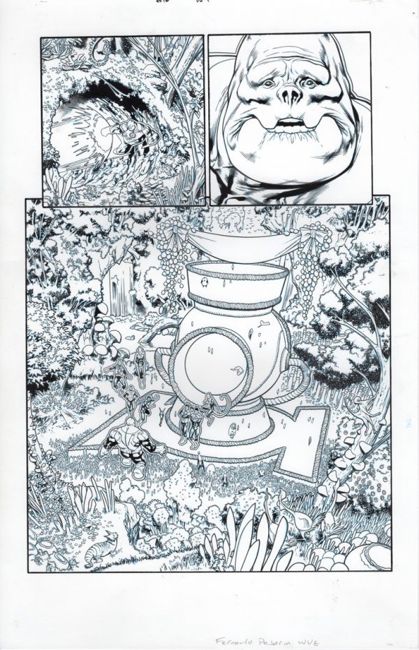 Green Lantern 80th Anniversary #1 page 7 by Fernando Pasarin and Wade von Grawbadger