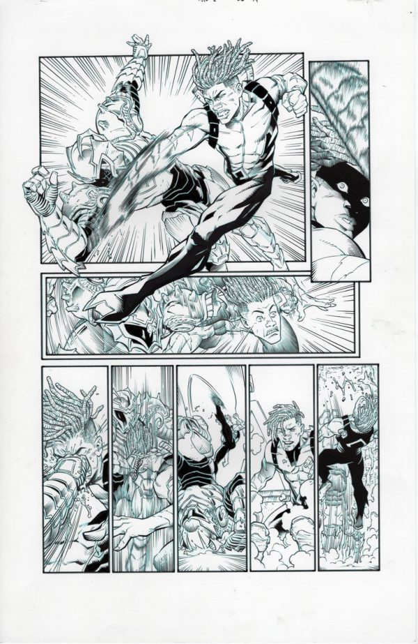 Aquaman: The Becoming #1 page 19 by Diego Olortegui and Wade von Grawbadger