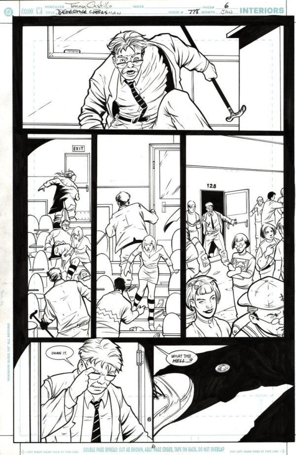 Detective Comics #778 p.06 by Tommy Castillo and Wade von Grawbadger