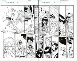Ultimate Spider-Man #132 p.04-5 by Stuart Immonen & Wade von Grawbadger