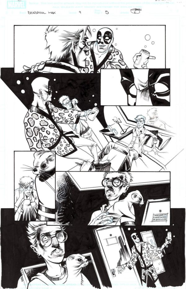 Deadpool Max #9 p.05 by Shawn Crystal