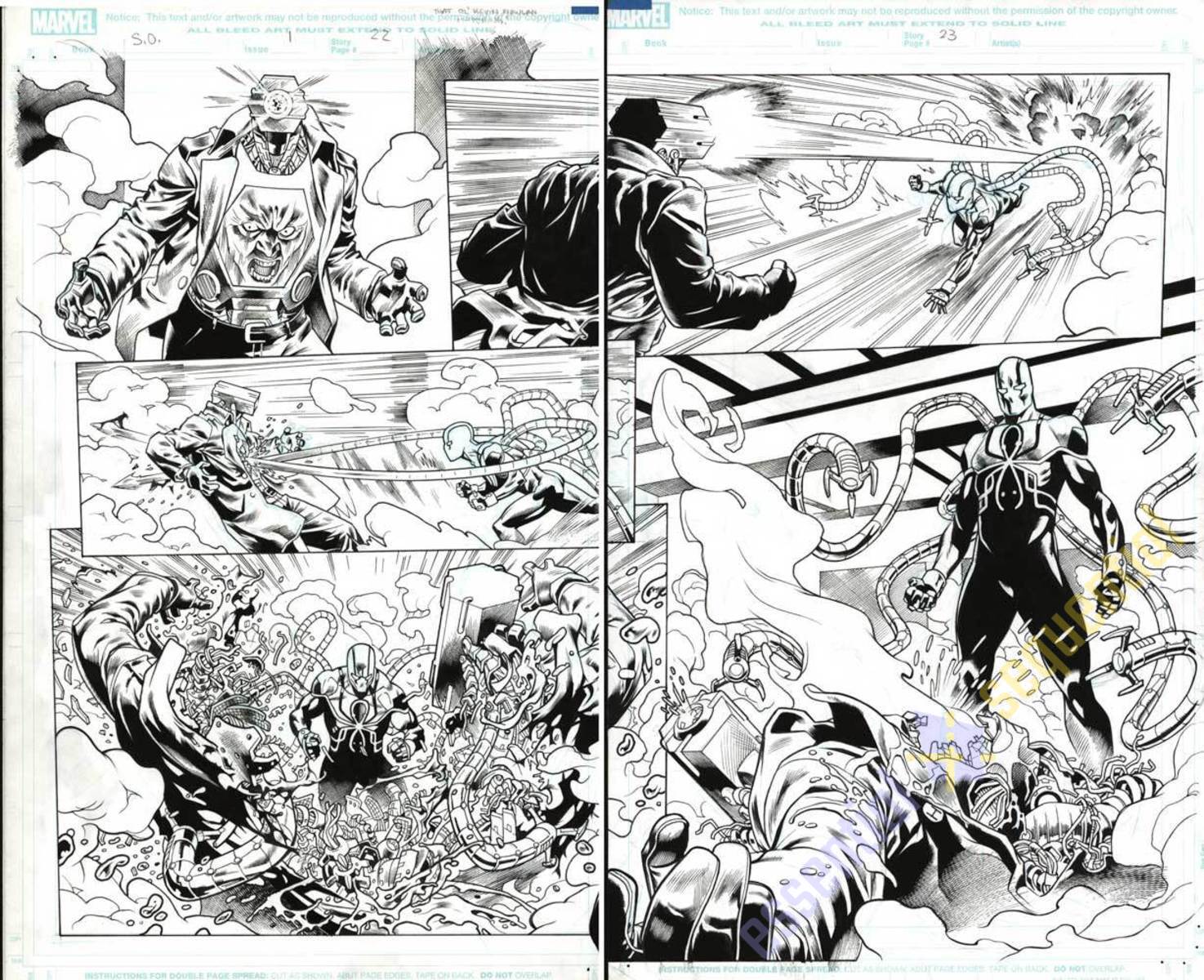 Superior Octopus #1 p.22-23 by Mike Hawthorne & Wade von Grawbadger 1 Superior Octopus #1 p.22-23 by Mike Hawthorne & Wade von Grawbadger