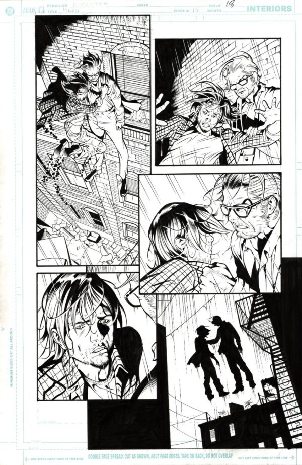 Hero #15 p.18 by Dale Eaglesham and Wade von Grawbadger